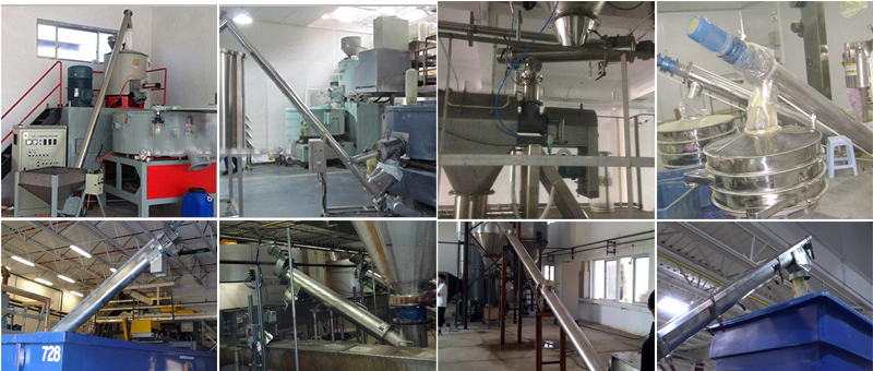 適宜輸送顆粒度較小和粉狀物料，不適宜輸送易變質，黏性和易結塊的物料如：小麥，石墨顆粒，化肥，飼料，膨化食品，醫藥等。